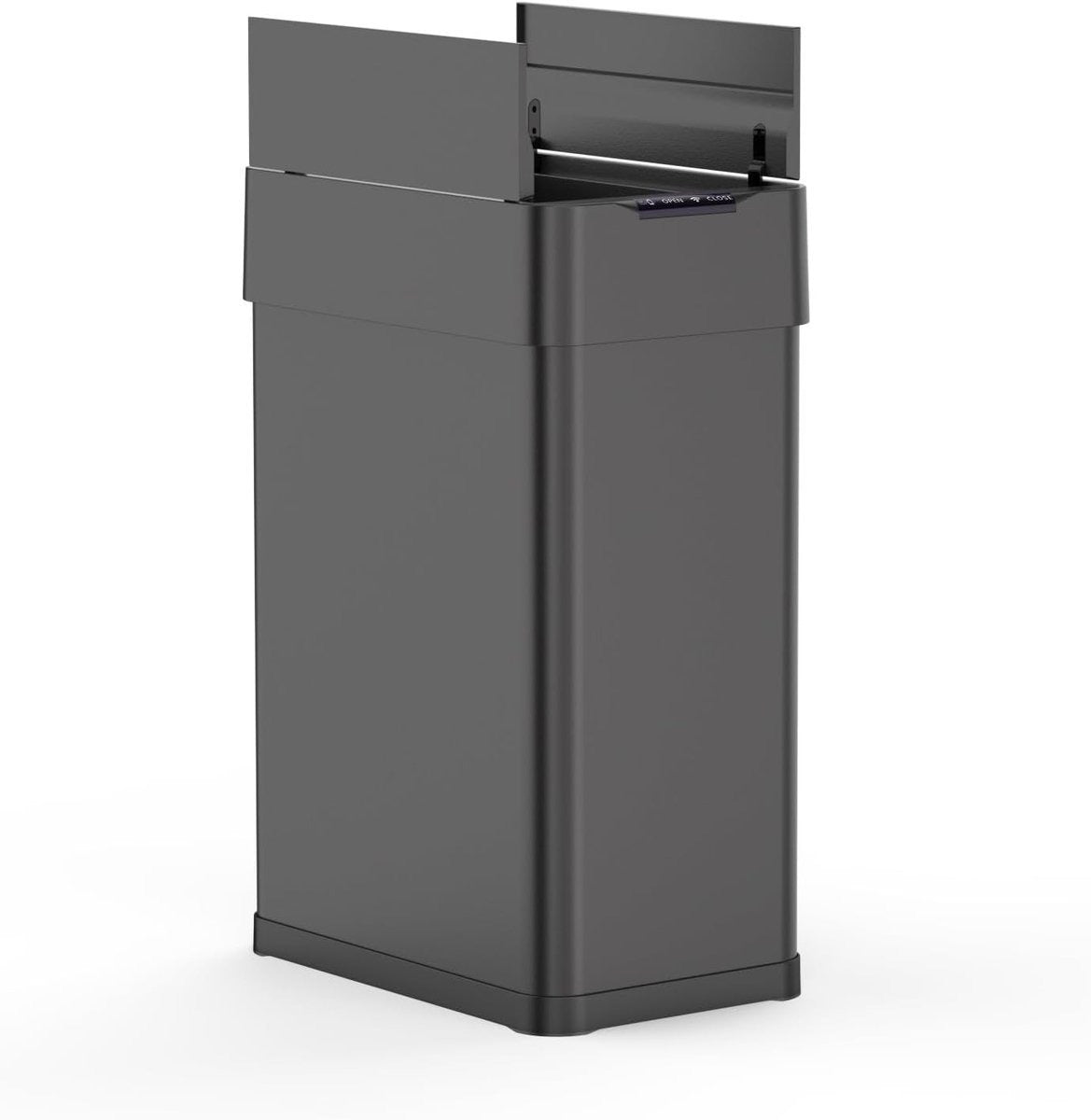 Sensor Prullenbak met vlinderopening sensor 50L RVS Zwart